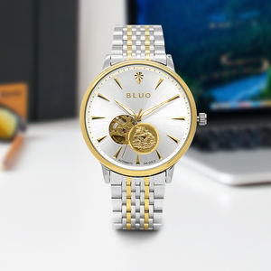 Reloj de Pulsera Mecánico Automático con Esfera de Esqueleto para Hombre, Deportivo, de Moda, de Lujo, Resistente al Agua - Product Image 6