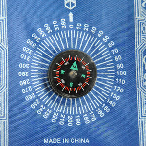 Tapis de prière islamique portable avec <span class=keywords><strong>boussole</strong></span>, navigation, tapis de prière Kiblah, couverture de pèlerinage, affichage du cadran, pointeur, tourisme, camping, randonnée - Product Image 5