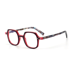 HPGP089非常にファッションデザイン組み合わせアセテートフレーム高品質ラミネート光学メガネメーカー卸売眼鏡 - Product Image 4