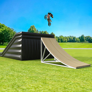 KeepFuns <span class=keywords><strong>BMX</strong></span>/FMX Atterrissage gonflable pour airbag avec rampe Sports et divertissement Produit pour le saut à vélo - Product Image 2