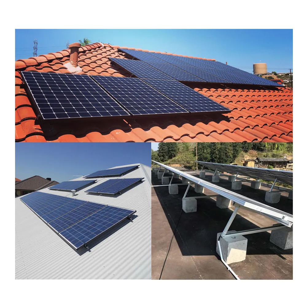 Panel Solar de 5kw para el hogar, sistema de energía fotovoltaica, ahorro de energía, conexión a red MPPT, soporte en línea