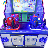 Crazy Ball 3 Machine de jeu d'arcade de tir avec écran HD 3D, cabinet métallique, personnalisable, à monnayeur, pour jeu de loterie et de rachat