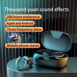 หูฟังไร้สาย SP16 TWS แบบเกี่ยวหู ดีไซน์สำหรับเล่นกีฬา รองรับบลูทูธ V5.3 ให้คุณภาพเสียงแบบเซอร์ราวด์ พร้อมหน้าจอ LED คู่ และคุณสมบัติกันน้ำระดับ <span class=keywords><strong>IPX6</strong></span> - Product Image 2
