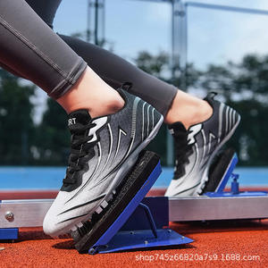 Chaussures <span class=keywords><strong>de</strong></span> <span class=keywords><strong>Sprint</strong></span> Unisexe 2025 pour l'Athlétisme et les Sports <span class=keywords><strong>de</strong></span> Plein Air, avec Tige en Maille à <span class=keywords><strong>Pointes</strong></span>, Semelle Intermédiaire en EVA, Durables, Spéciales Course Longue Distance et Saut - Product Image 5