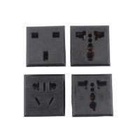 Prise 10 ampères 250 volts 3 broches avec trou de vis câblage alimentation secteur prise femelle
