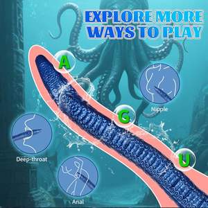 Langer Tentakel-<span class=keywords><strong>Dildo</strong></span> - Großer Analplug - Saugnapf - Monster-Tentakel Analsex-Spielzeug für Männer, Frauen und Paare - Product Image 5