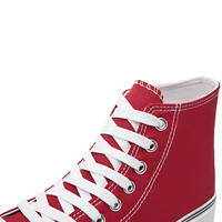 Chaussures montantes blanches personnalisées pour femmes 2025 – Légères, respirantes, pour la marche, en toile et caoutchouc, nouveau design de haute qualité