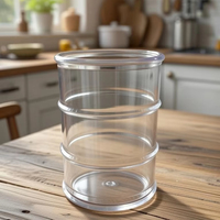 Gobelet réutilisable en polycarbonate de 310 ml, style boîte de conserve, en plastique PC, pour bar