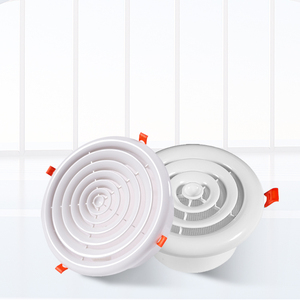 Thiết kế mới vật liệu bền ABS Cửa thoát khí Vòng Cửa thoát khí trắng Duct Fan <span class=keywords><strong>Air</strong></span> Outlet - Product Image 6