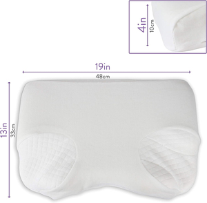 Almohada Premium para Dormir de Lado y Boca Abajo con CPAP, Almohada de Espuma Viscoelástica Confortable con Funda Lavable - Product Image 4