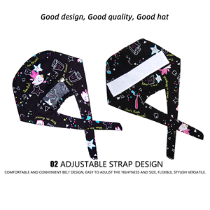 Cappelli Chirurgici Ortopedici Regolabili all'Ingrosso con Stampa Scheletro, Berretto da Lavoro in Cotone, Cappello Medico per Ortopedisti - Product Image 3