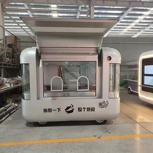 Food Truck Trailer Mobile Kitchen Asian Noodle Fried <b>Rice</b> Food Cart Full Kitchen for Outdoor Vending - Product Image 1