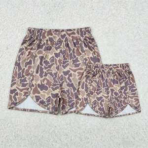 Nuevos Shorts Casuales Transpirables de Verano para Niñas Pequeñas, Estampado de Camuflaje del Sur, Shorts Deportivos para Niños Pequeños, para Mamá y para Mí - Product Image 1