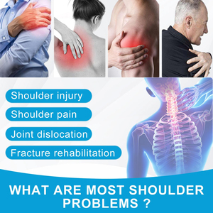 อุปกรณ์พยุงไหล่สำหรับการฟื้นฟูอาการบาดเจ็บหมอนรองไหล่ (Rotator Cuff) โรคหลอดเลือดสมอง อัมพาตครึ่งซีก พร้อมสายรัดแขน - Product Image 2