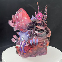 Figurine d'action Pokémon GK Gengar Family Shadow Ball Evolution Group Fantasy House, Super Grande, Ornement de bureau Anime