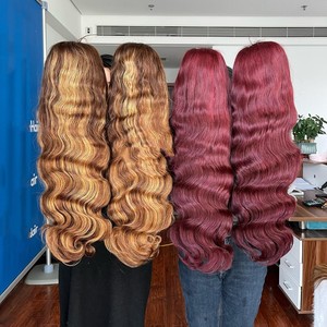 Phổ Biến Nhất Cơ Thể Sóng 13X4 Ren Phía Trước Tóc Giả Tóc Con Người, HD Ren Phía Trước Nguyên Liệu Campuchia Tóc Giả Tóc Con Người Nhà Cung Cấp - Product Image 1