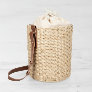 Catégorie de Produits Fourre-tout isolé Palermo Rush avec sangles en cuir Paniers en osier - Product Image 1