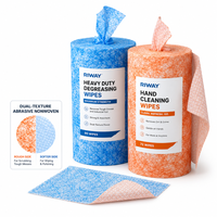 Lingettes industrielles ultra-résistantes pour le nettoyage des mains et des outils, pour éliminer la saleté, le goudron, l'huile, la graisse
