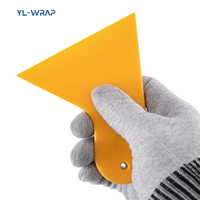 Kit d'outils YLWRAP pour l'application de film vinyle automobile, ensemble d'outils de précision pour film de fenêtre, couteau de sécurité, spatule d'angle