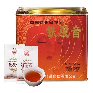 Té Oolong Chino XC07 Tieguanyin, Té Suelto Nuevo <span class=keywords><strong>AT116</strong></span>, 500g en Lata, 12 Latas/Caja, Té Saludable de Fujian, Precio de Fábrica al por Mayor - Product Image 1