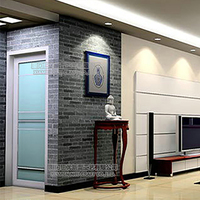 Revêtement mural en briques artificielles 3D en PU isolant thermiquement, économiseur d'énergie, imperméable, pour l'extérieur des maisons préfabriquées