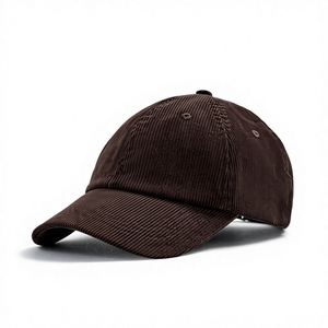 Gorra de Béisbol de Seis Paneles Estilo Vintage en Pana, Unisex, Ajustable - Product Image 1