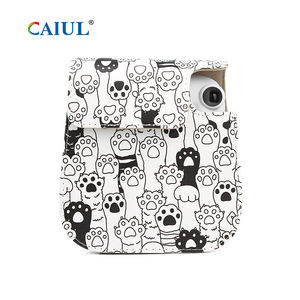 Bolsa de hombro para cámara de PU estilo Patas de mascotas para <span class=keywords><strong>Fujifilm</strong></span> Instax Mini 11/<span class=keywords><strong>9</strong></span>/12 Estuche rígido suave Cámara instantánea - Product Image 2