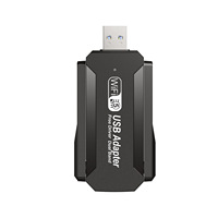 Nuevo Adaptador WiFi USB AC1300 de Doble Banda 2.4GHz 5GHz, Tarjeta de Red Inalámbrica para Computadora Portátil y de Escritorio
