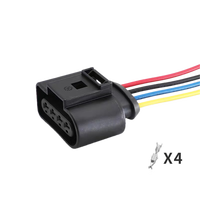 Connecteur de remplacement ABS en cuivre à 4 trous et 4 broches pour module de bobine d'allumage automobile, compatible VW Passat Audi A4 1.8T-4.2L 12V