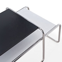 Conception moderne nordique salon petite Table carrée ensemble de Table gigogne en acier inoxydable canapé minimaliste Table basse