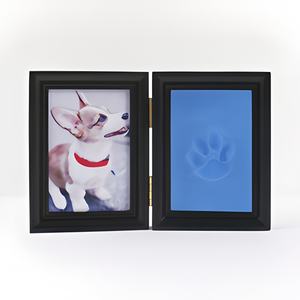 Kit souvenir <span class=keywords><strong>empreinte</strong></span> de patte d'animal de compagnie, cadre photo en bois avec kit d'<span class=keywords><strong>empreinte</strong></span> de patte, kit d'<span class=keywords><strong>empreinte</strong></span> en <span class=keywords><strong>argile</strong></span> commémorative pour <span class=keywords><strong>chien</strong></span> ou chat - Product Image 5