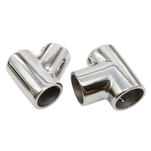 Raccord en T en acier inoxydable 316 à 60 degrés - Connecteur de tuyauterie de qualité marine pour rampes de <span class=keywords><strong>bateau</strong></span>, garde-corps de yacht et supports d'auvent - Product Image 6