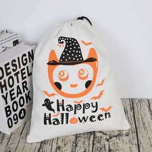 Sacs cadeaux à cordon pour bonbons et bijoux, thème Halloween, pour fêtes de Noël et Halloween, vente en gros, nouveauté - Product Image 5