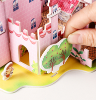 Offre Spéciale usine Direct 3D belle maison modèle Puzzle moulin à vent Construction hollandais jeu Puzzle jouet poussettes pour enfants