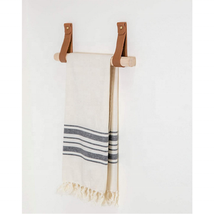 2021 YY Crochet <span class=keywords><strong>mural</strong></span> en cuir moyen pour <span class=keywords><strong>porte</strong></span>-serviettes de salle de bain - Product Image 4