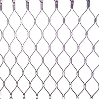 Kunden spezifisches flexibles SS 316 Ferrule Rope Mesh Edelstahl-Kabel netz