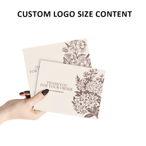 Tarjeta de Agradecimiento de Papel Grueso Personalizada de Lujo con Logotipo en Relieve para Pequeñas Empresas, Tarjeta de Agradecimiento, Tarjeta de Invitación - Product Image 4