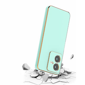 Proveedor de fundas para celular Luxury Design Soft tpu 6D custodia galvanica per <span class=keywords><strong>vivo</strong></span> Y22 V27 Pro Y56 Y100 cover posteriore - Product Image 4