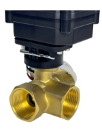 FH-MO Motorisiertes elektrisches Kugelventil mit Clip-Pin-Design OP04 2-Draht Automatische Rückführung 1/4 Zoll (DN8) 1/2 Zoll (DN15) ODM OEM Fabrik