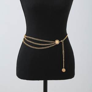 रानी पदक के साथ रेगल बहु-परत मिश्र धातु शरीर श्रृंखला, रानी पदक महिला बोल्ड स्टेटमेंट गहने थोक कस्टम ओएम - Product Image 3