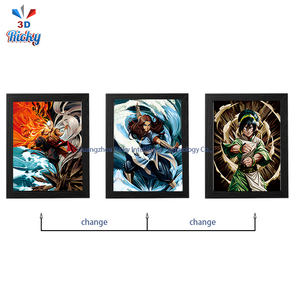 Póster <span class=keywords><strong>de</strong></span> Anime 3D Ricky <span class=keywords><strong>Element</strong></span> Magic, Ilusión Óptica 3D, Arte <span class=keywords><strong>de</strong></span> Pared <span class=keywords><strong>de</strong></span> Anime, Manualidades <span class=keywords><strong>de</strong></span> Plástico, PET Premium con Recubrimiento UV, Decoración del Hogar - Product Image 2