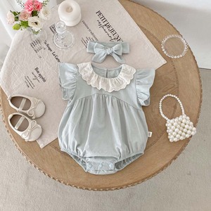 Abbigliamento Estivo per Neonati e Bambini, Tutina per Bambine, Pagliaccetto Principessa per Neonati di Un Mese, Sottile in Cotone Senza Maniche per Uso Esterno - Product Image 5