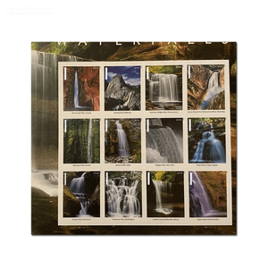 <span class=keywords><strong>Timbres</strong></span>-poste et étiquettes d'impression originales <span class=keywords><strong>2023</strong></span>, commémoratifs Chutes d'eau, en papier, pour l'envoi américain - Product Image 4