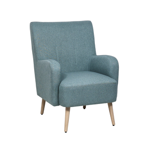 <span class=keywords><strong>Fauteuil</strong></span> moderne en tissu au <span class=keywords><strong>design</strong></span> simple avec pieds en bois Chaise longue de loisirs avec <span class=keywords><strong>repose</strong></span>-pieds Tabouret pour salon Vente en gros d'usine - Product Image 3