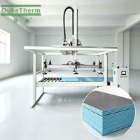 Ligne de production de plaques de panneaux sandwich isolants flexibles en PVC haute densité, imperméables, sans mousse, pour armoires