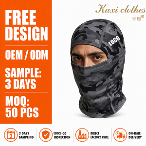 Passamontagna Personalizzato Stile Y2K Antivento Traspirante Caldo 100% Poliestere Vestibilità Regolabile Unisex per Uso Sci Outdoor - Product Image 1