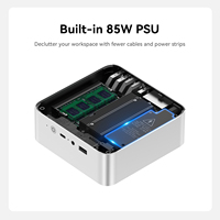 Beelink EQi-13Pro Mini-PC Intel Core 13500H 12C 16T 16GB/32GB DDR4 500G/1TB PCIe4.0 SSD Dual HDMI LAN Eingebautes Netzteil