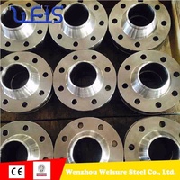 F304L DN100 PN25 acier inoxydable sans lacet col de soudure WN bride forgée aux normes ANSI et JIS bride aveugle RF
