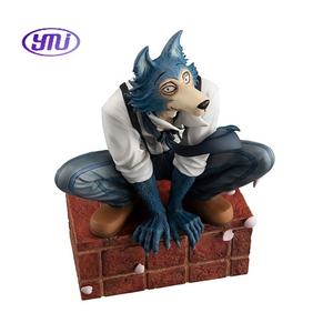 หุ่นอะนิเมะทำจาก PVC ลายหมาป่า, หุ่นอะนิเมะของเล่นของขวัญชุดตุ๊กตา - Product Image 2