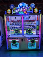 Machine à grue populaire avec 14 compartiments pour cadeaux, verre trempé durable, grand espace de rangement, jeux de balles en anglais